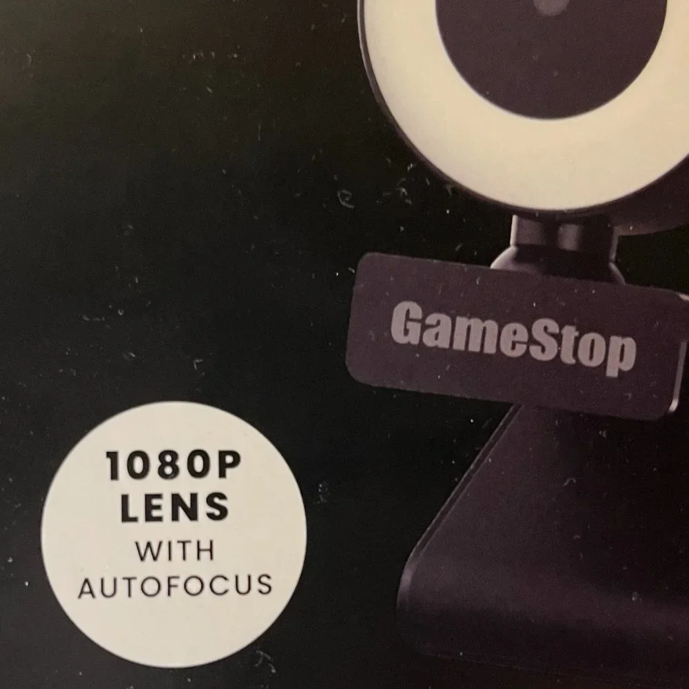 NEW GameStop 1080p High Definition Streaming Camera with LED Light - NIB